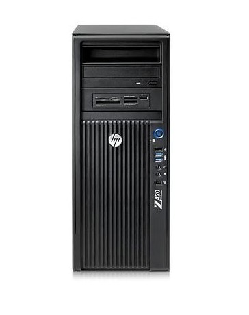 HP Z420 Xeon QC E5-1607 3.00 Ghz, 24GB (6x4GB) DDR3, 256GB SSD, Win 10 Pro