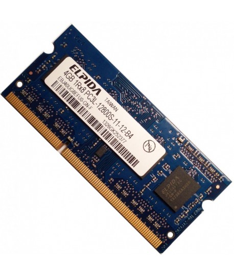 Elpida 4GB DDR3 Memory SO-DIMM 204pin PC3L-12800S 1600MHz EBJ40UG8EFU0-GN-F