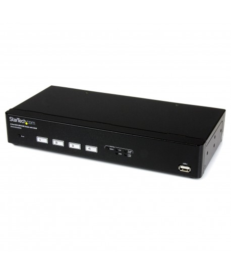 StarTech.com 4 Port USB DVI KVM Switch with DDM Fast Switching Technology  no power cable