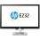 HP EliteDisplay E232 IPS 23" Zwart Full HD Matt