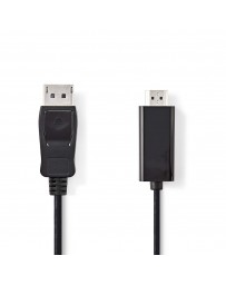 DisplayPort - HDMI™-kabel | DisplayPort male - HDMI™-connector | 2,0 m | Zwart