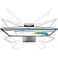 HP EliteDisplay E240c 24 Inch, 1920x1080 (Full HD) Zilver, Zwart