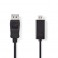 DisplayPort - HDMI™-kabel | DisplayPort male - HDMI™-connector | 2,0 m | Zwart
